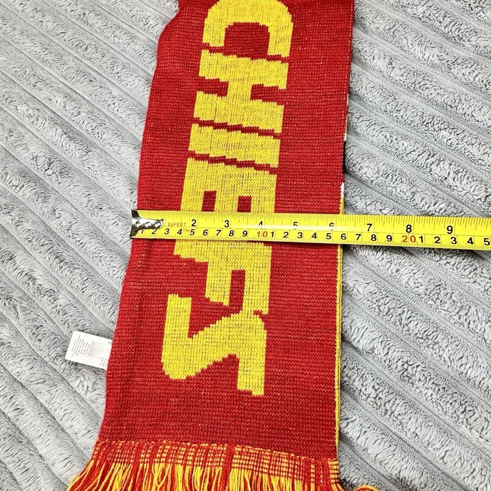 Kansas City‎ Chiefs NFL Knit Scarf Red Yellow Forever Collectibles